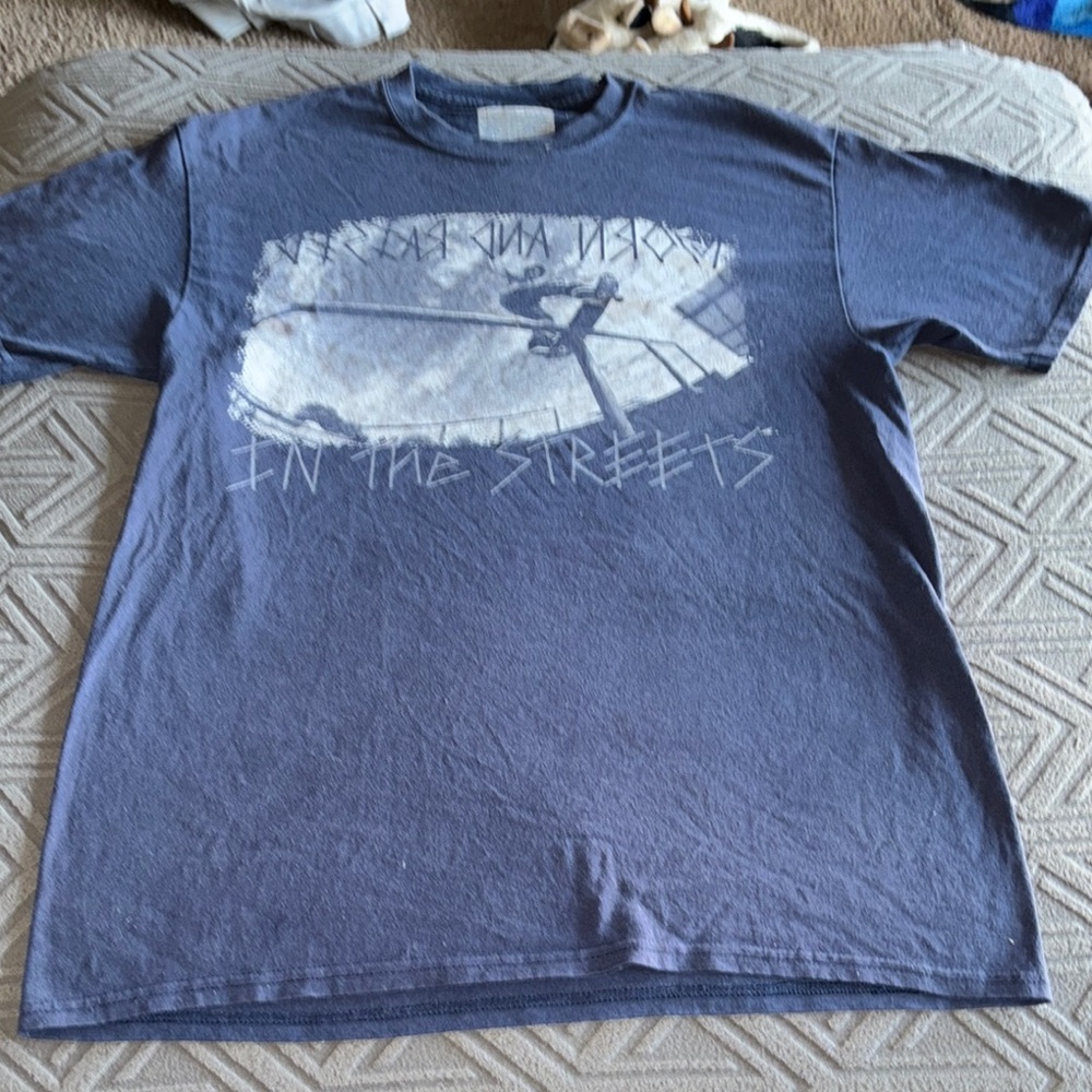 Boys  Blue skateboarding tee